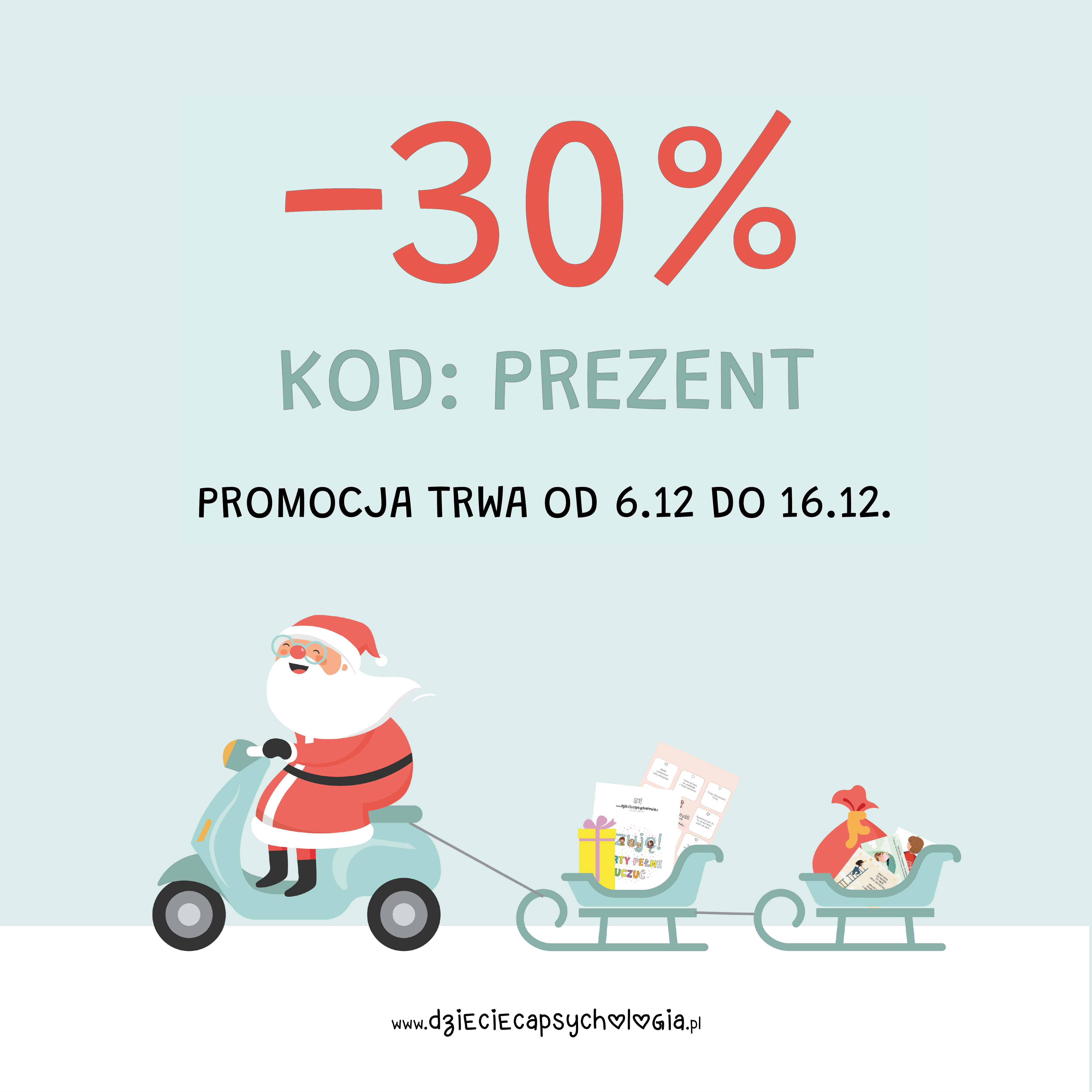 Promocja -30% na kod prezent